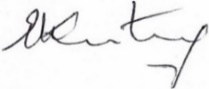 signature HE Koranteng